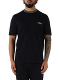 BLU SCURO | T-shirt in cotone piquet con ricamo logo BLU SCURO | T-shirt in cotone piquet con ricamo logo