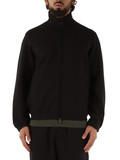 NERO | Felpa con zip in misto cotone e lyocell NERO | Felpa con zip in misto cotone e lyocell