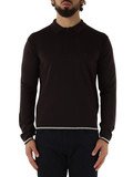 MARRONE | Maglia collo a polo in lana vergine MARRONE | Maglia collo a polo in lana vergine