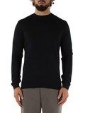 BLU SCURO | Maglia girocollo Travel Essential in lana vergine BLU SCURO | Maglia girocollo Travel Essential in lana vergine