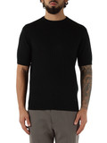 NERO | Maglia a maniche corte in misto lana e lyocell NERO | Maglia a maniche corte in misto lana e lyocell