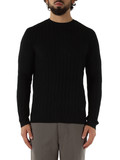 NERO | Maglia girocollo in misto lana e lyocell NERO | Maglia girocollo in misto lana e lyocell