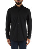 NERO | Camicia slim fit in tessuto stretch Performance NERO | Camicia slim fit in tessuto stretch Performance