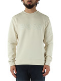 BEIGE | Felpa girocollo con scritta logo a rilievo BEIGE | Felpa girocollo con scritta logo a rilievo