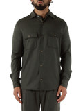 MARRONE | Giacca camicia in lana vergine e seta NEXT MARRONE | Giacca camicia in lana vergine e seta NEXT