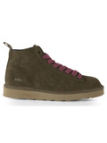 VERDE MILITARE | Stivaletti stringati P001 in suede VERDE MILITARE | Stivaletti stringati P001 in suede