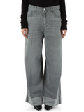 GRIGIO | Pantalone jeans cinque tasche NALAJA Wide Leg Fit GRIGIO | Pantalone jeans cinque tasche NALAJA Wide Leg Fit