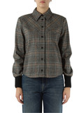 NERO | Camicia BERTA in misto lana con spalline NERO | Camicia BERTA in misto lana con spalline