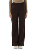 MARRONE | WEEKEND: Pantalone PETRA in gabardina di misto lana vergine MARRONE | WEEKEND: Pantalone PETRA in gabardina di misto lana vergine
