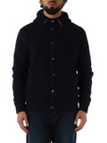 BLU SCURO | Blouson in lana con cappuccio BLU SCURO | Blouson in lana con cappuccio