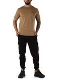 NERO | Pantaloni cargo sportivi slim fit in cotone felpato NERO | Pantaloni cargo sportivi slim fit in cotone felpato