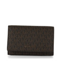 MARRONE | Portafoglio JET SET con stampa logo MARRONE | Portafoglio JET SET con stampa logo