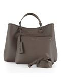 TORTORA | Borsa a mano effetto martellato MyEA Large TORTORA | Borsa a mano effetto martellato MyEA Large