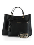 NERO | Borsa a mano effetto martellato MyEA Large