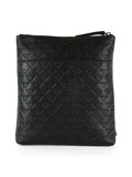 NERO | Borsa a tracolla flat in pelle con logo impresso NERO | Borsa a tracolla flat in pelle con logo impresso