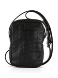 NERO | Tech case a tracolla in pelle con logo impresso NERO | Tech case a tracolla in pelle con logo impresso