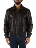 MARRONE | Giacca in pelle MANDER MARRONE | Giacca in pelle MANDER