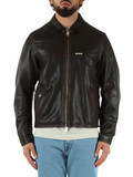 MARRONE | Giacca in pelle effetto vintage MARRONE | Giacca in pelle effetto vintage
