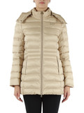 BEIGE | Giubbotto tre quarti con cappuccio BEIGE | Giubbotto tre quarti con cappuccio