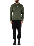 VERDE MILITARE | Tuta sportiva modern fit composta da felpa girocollo e pantaloni VERDE MILITARE | Tuta sportiva modern fit composta da felpa girocollo e pantaloni