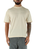 CREMA | T-shirt in cotone con stampa logo a rilievo CREMA | T-shirt in cotone con stampa logo a rilievo