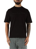 NERO | T-shirt in cotone con stampa logo a rilievo NERO | T-shirt in cotone con stampa logo a rilievo