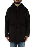 NERO | Cappotto in ecomontone con cappuccio NERO | Cappotto in ecomontone con cappuccio