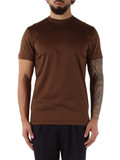 MARRONE | T-shirt in cotone e modal con scritta logo MARRONE | T-shirt in cotone e modal con scritta logo