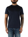 BLU | T-shirt in cotone e modal con scritta logo