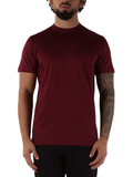 BORDEAUX | T-shirt in cotone e modal con scritta logo BORDEAUX | T-shirt in cotone e modal con scritta logo