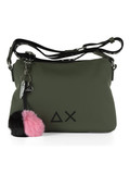 VERDE | Borsa a tracolla con stampa logo a rilievo VERDE | Borsa a tracolla con stampa logo a rilievo