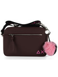 BORDEAUX | Borsa a tracolla SAPONETTA con stampa logo BORDEAUX | Borsa a tracolla SAPONETTA con stampa logo
