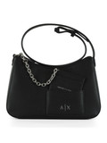 NERO | Borsa a spalla in ecopelle con logo impresso NERO | Borsa a spalla in ecopelle con logo impresso