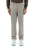 BEIGE | Pantaloni regular fit in misto lana e viscosa