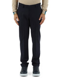 BLU SCURO | Pantaloni regular fit in misto lana BLU SCURO | Pantaloni regular fit in misto lana