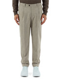 BEIGE | Pantalone in misto lana e viscosa con pinces BEIGE | Pantalone in misto lana e viscosa con pinces