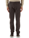 MARRONE | Pantaloni GRAY Slim Fit in cotone e lana vergine MARRONE | Pantaloni GRAY Slim Fit in cotone e lana vergine