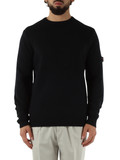 BLU SCURO | Maglia girocollo GEDIZ 02 in lana e yak BLU SCURO | Maglia girocollo GEDIZ 02 in lana e yak
