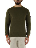 VERDE MILITARE | Maglia girocollo in misto lana MARLON 04 VERDE MILITARE | Maglia girocollo in misto lana MARLON 04