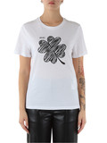 BIANCO | T-shirt in cotone con strass BIANCO | T-shirt in cotone con strass