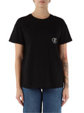 NERO | T-shirt in cotone con taschino frontale
