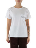 BIANCO | T-shirt in cotone con taschino frontale BIANCO | T-shirt in cotone con taschino frontale