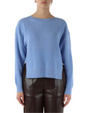 AZZURRO | Maglia in lana e cashmere con perle decorative AZZURRO | Maglia in lana e cashmere con perle decorative
