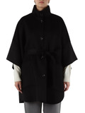 NERO | Cappotto in panno di misto lana con cintura NERO | Cappotto in panno di misto lana con cintura
