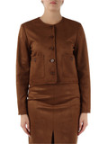 MARRONE | Giacca in eco suede MARRONE | Giacca in eco suede