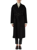 NERO | Cappotto in panno di misto lana con cintura NERO | Cappotto in panno di misto lana con cintura