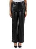 NERO | Pantalone in similpelle con risvolti NERO | Pantalone in similpelle con risvolti