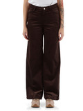 MARRONE | Pantalone in velluto a costine con patch logo MARRONE | Pantalone in velluto a costine con patch logo
