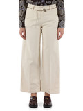 BEIGE | Pantalone Flare in cotone stretch BEIGE | Pantalone Flare in cotone stretch