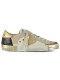 BEIGE | Sneakers in pelle PRSX LOW con dettagli decorativi